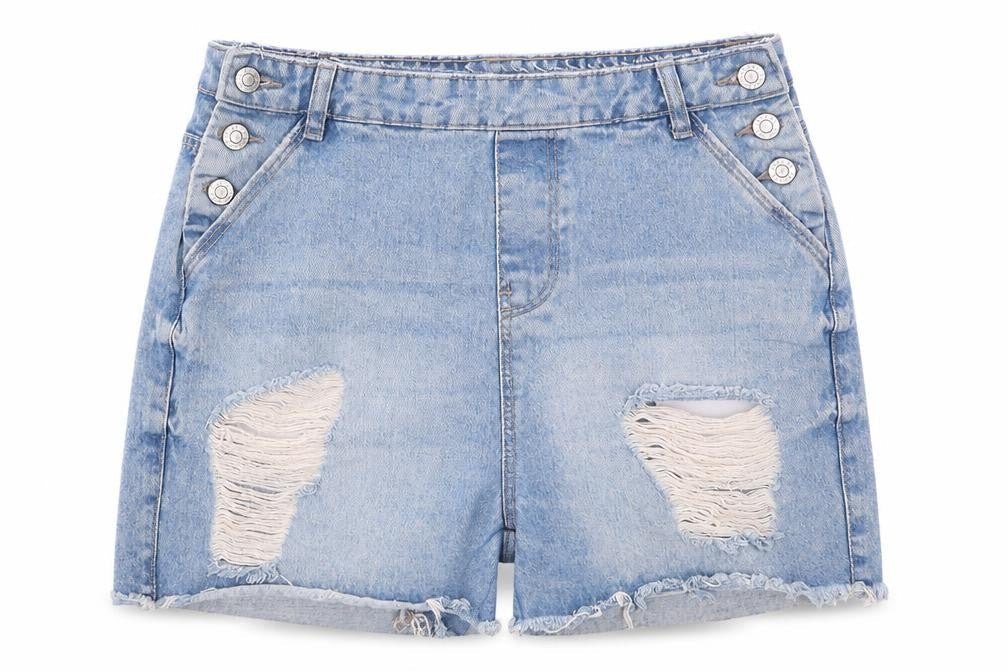 Denim Co Womens Blue   Mom Shorts Size 8