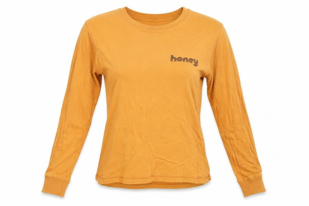 Tbar Womens Yellow   Basic T-Shirt Size XS