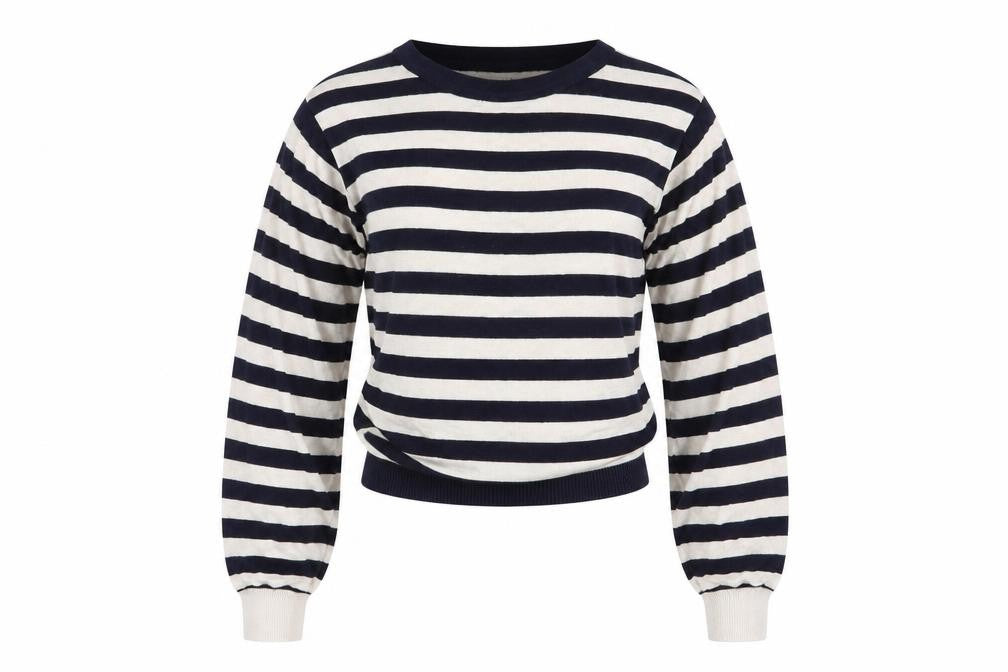 Only Womens Blue Striped  Pullover Jumper Size XS