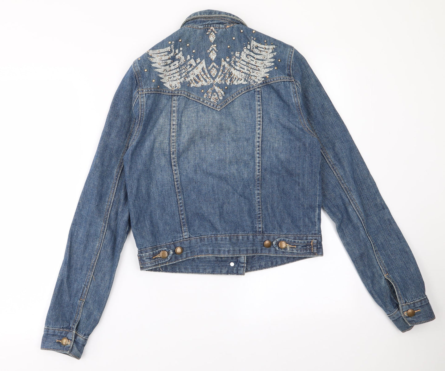 Topshop Womens Blue   Jacket  Size 10