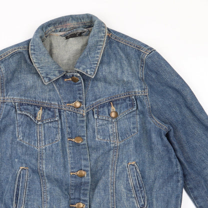 Topshop Womens Blue   Jacket  Size 10