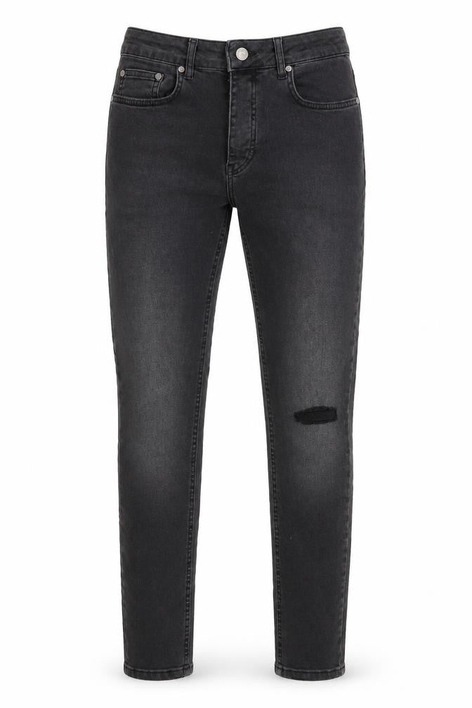 boohooMAN Mens Grey Skinny Jeans Size 30 in L28 in