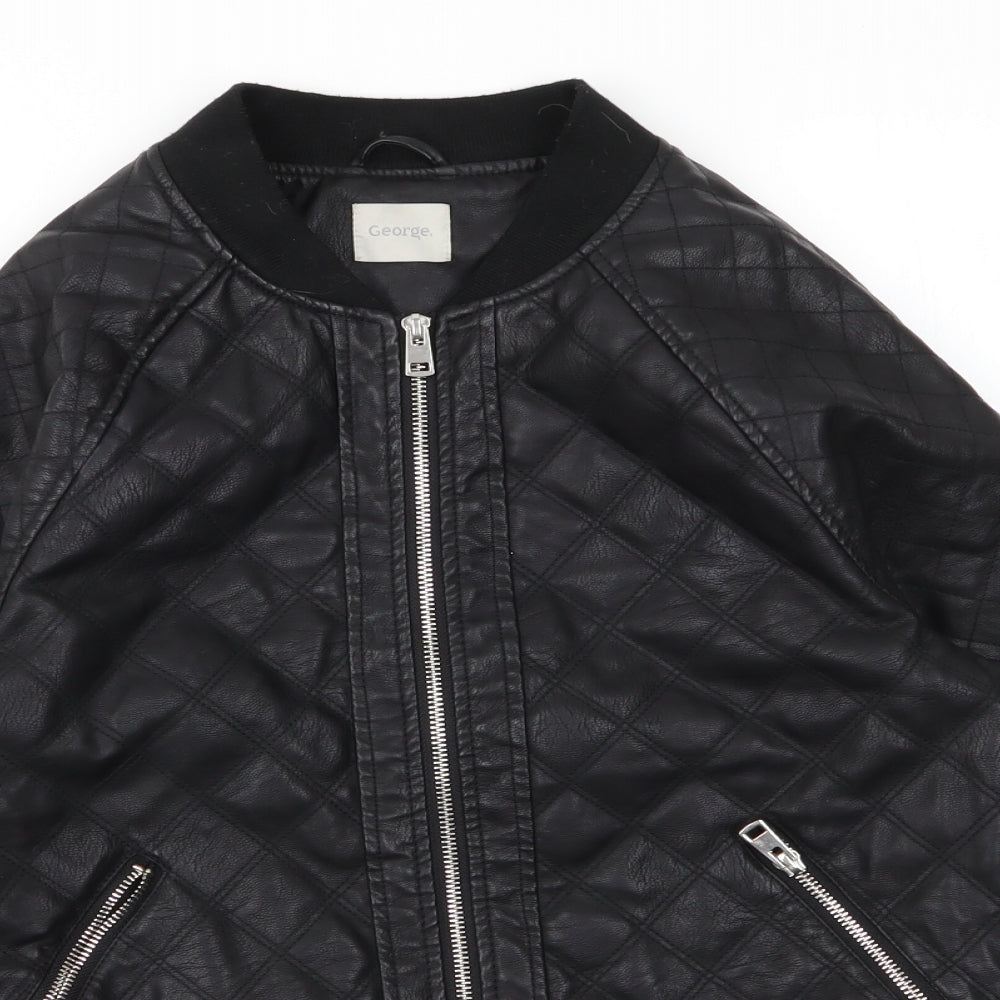 George Womens Black   Jacket  Size 10