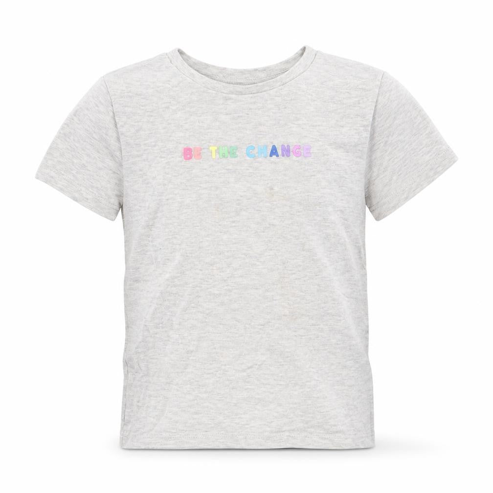 Marks & Spencer Girls Grey   Basic T-Shirt Size 8-9 Years