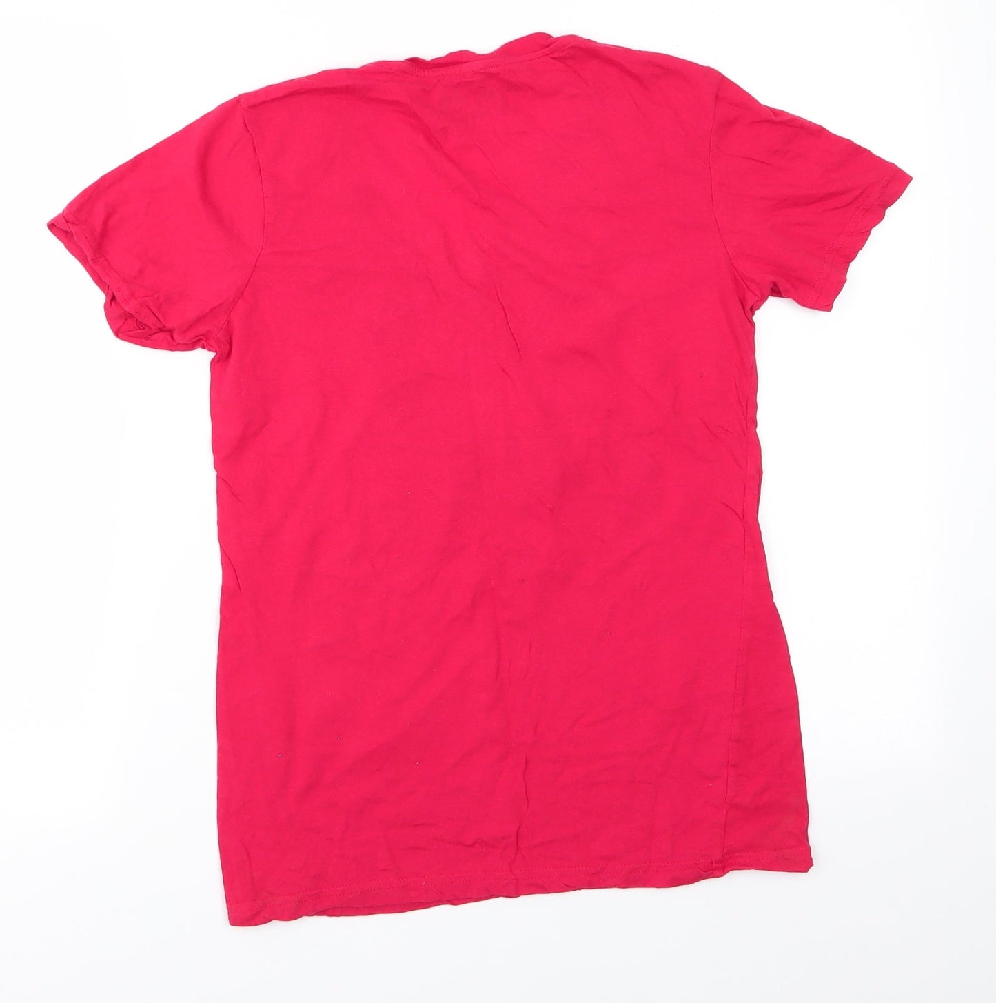 Porter craft & Design Womens Red   Basic T-Shirt Size S  - Jarunee