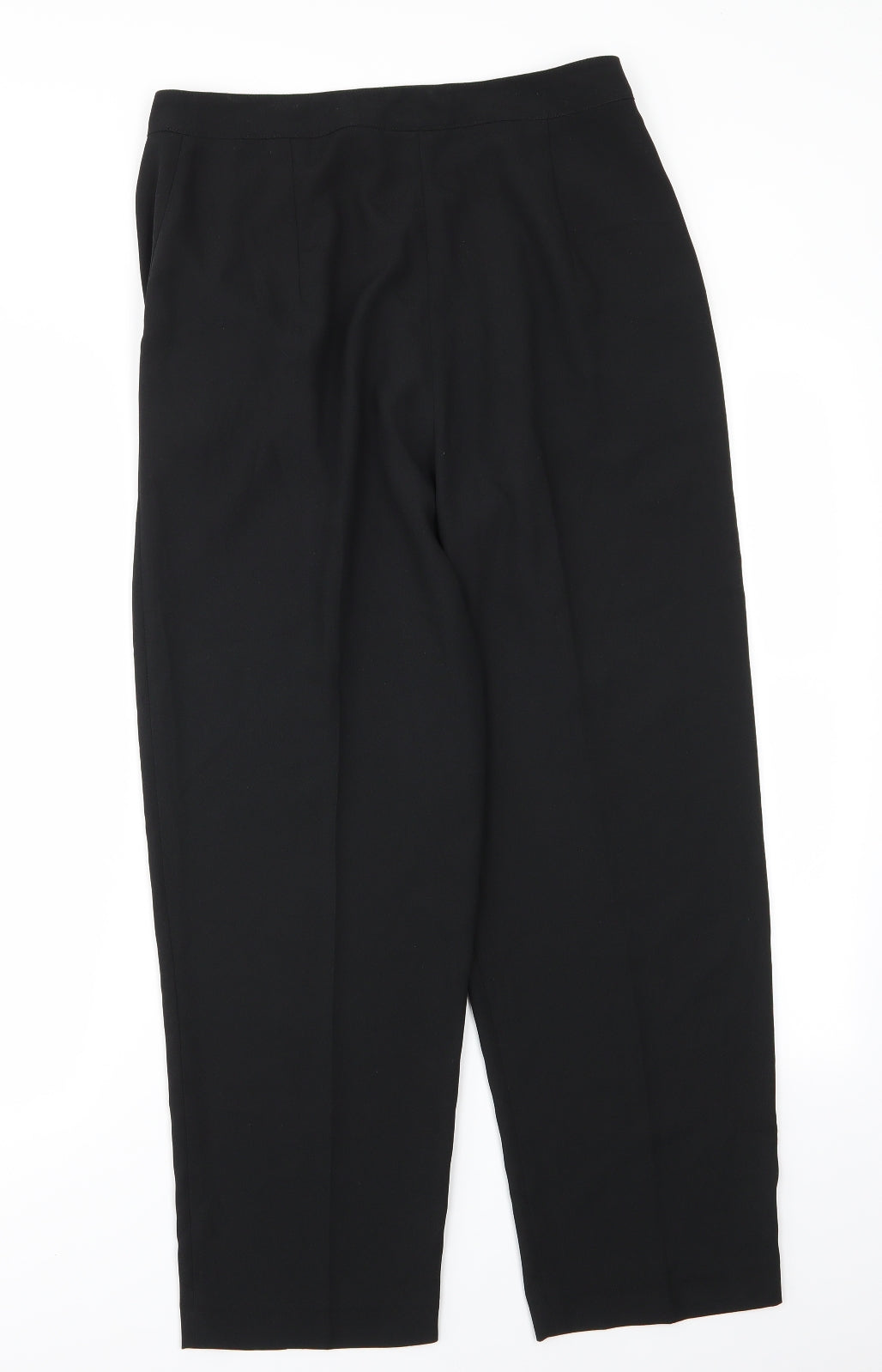 Frank Usher Womens Black   Trousers  Size 12 L25.5 in
