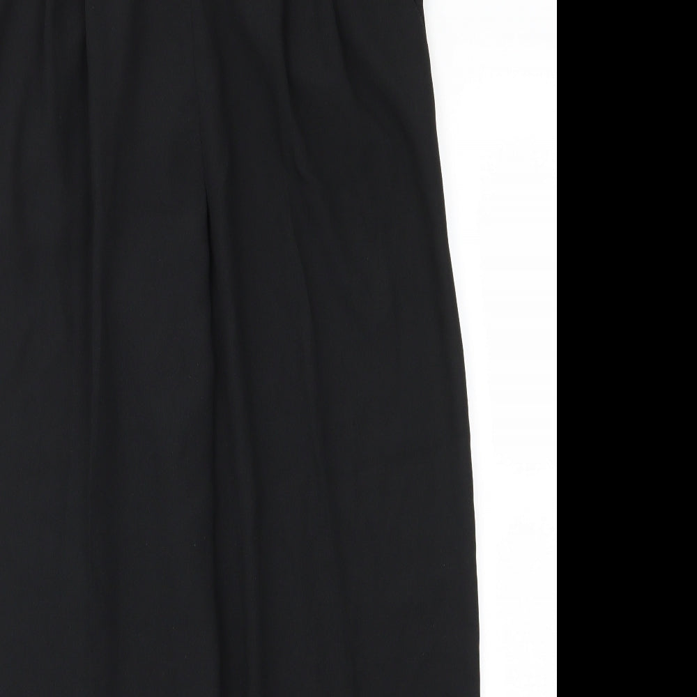 Frank Usher Womens Black   Trousers  Size 12 L25.5 in