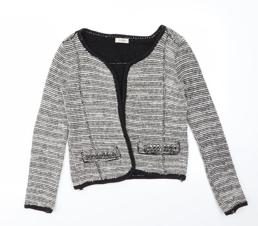 Pull & Bear Womens White   Shrug Jumper Size M
