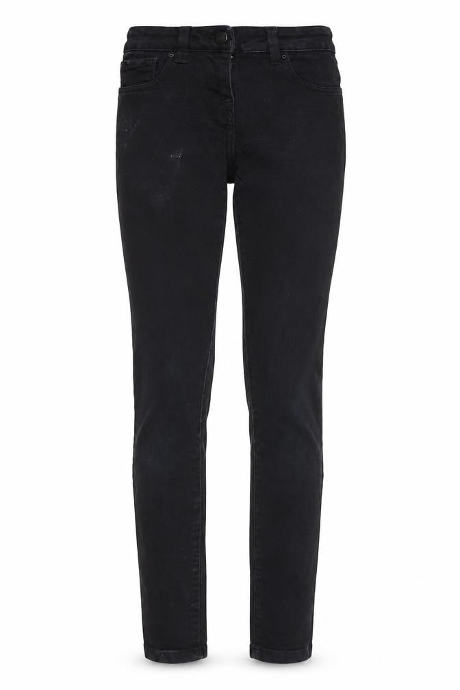 Next Womens Black  Denim Skinny Jeans Size 8 L23 in
