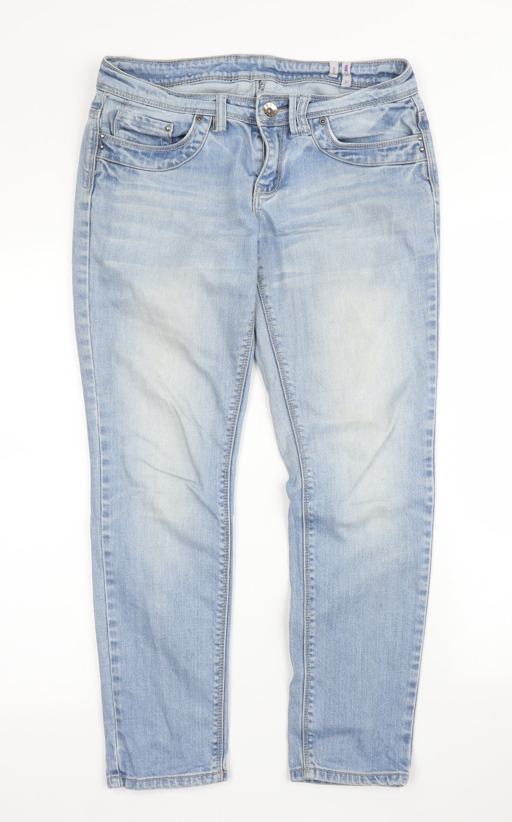 YesYes Womens Blue  Denim Skinny Jeans Size 10 L25 in