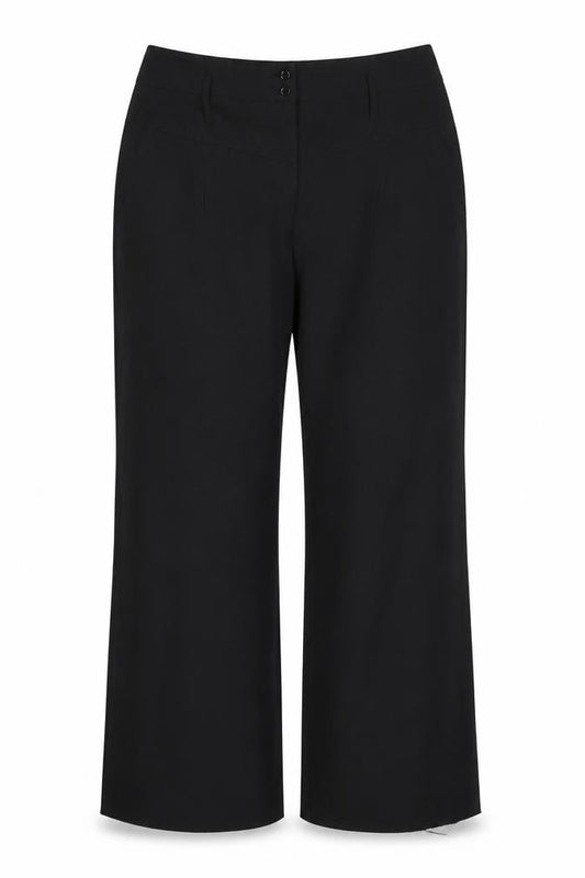 South Womens Black   Trousers  Size 18 L29 in