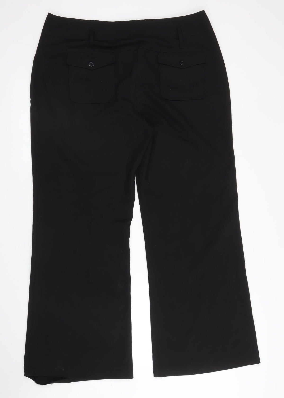 South Womens Black   Trousers  Size 18 L29 in