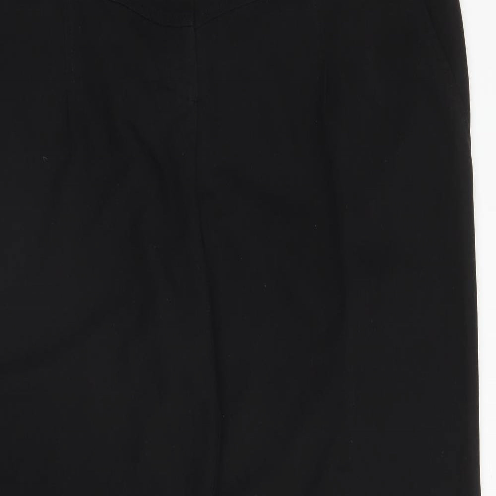 South Womens Black   Trousers  Size 18 L29 in