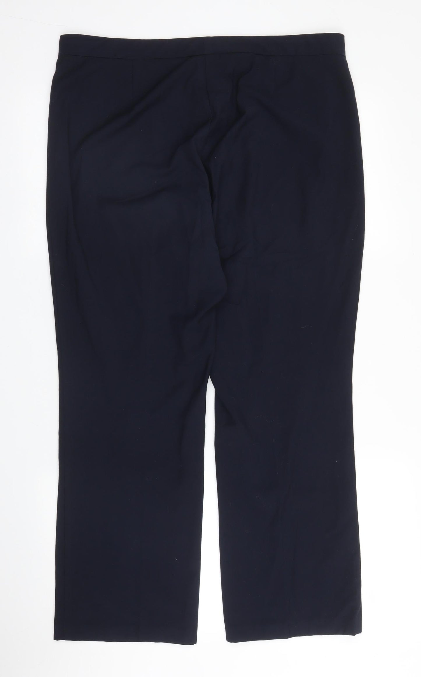 M&S Womens Blue   Trousers  Size 14 L25 in