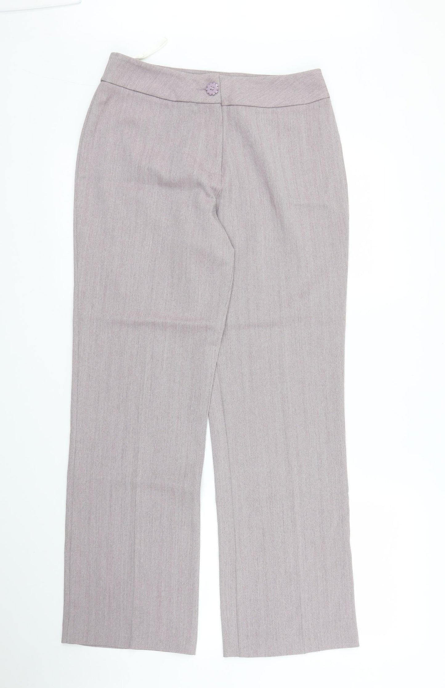 Berkertex Womens Purple   Trousers  Size 10 L29 in