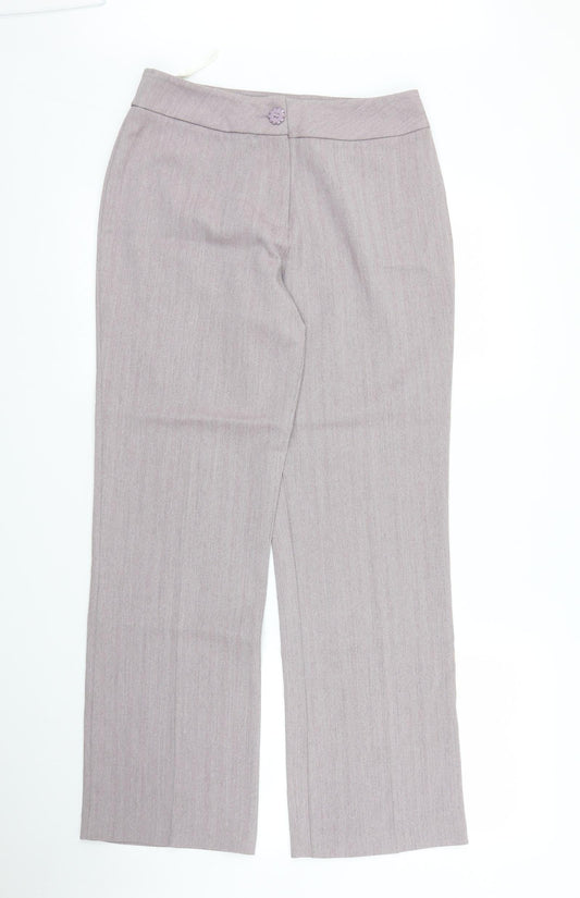 Berkertex Womens Purple   Trousers  Size 10 L29 in