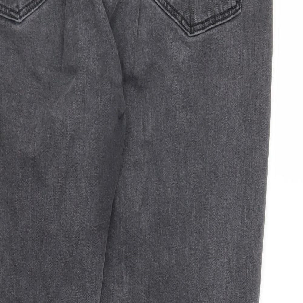 Topshop Womens Grey  Denim Skinny Jeans Size 30 in L25 in