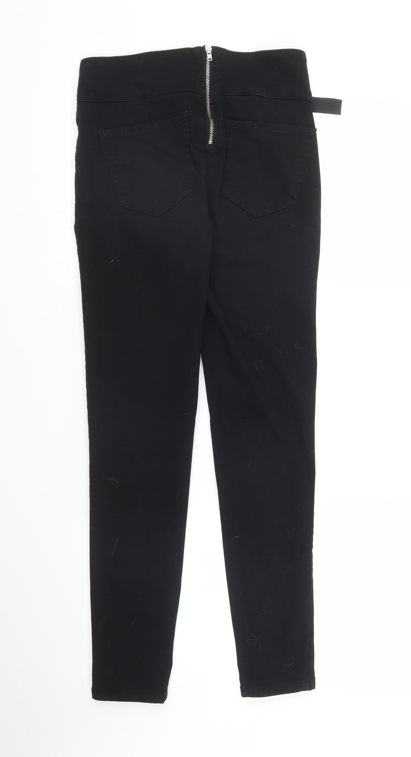 Very Womens Black   Carrot Trousers Size 8 L25 in