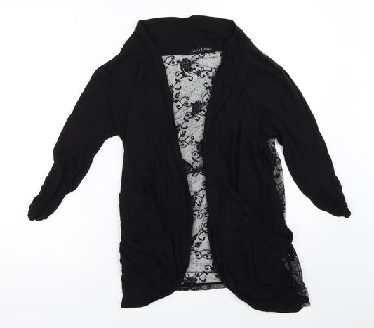 Nella Fantasia Womens Black   Cardigan Jumper Size L