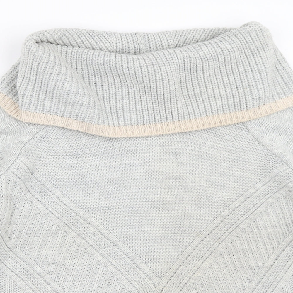 Oasis Womens Grey   Pullover Jumper Size M