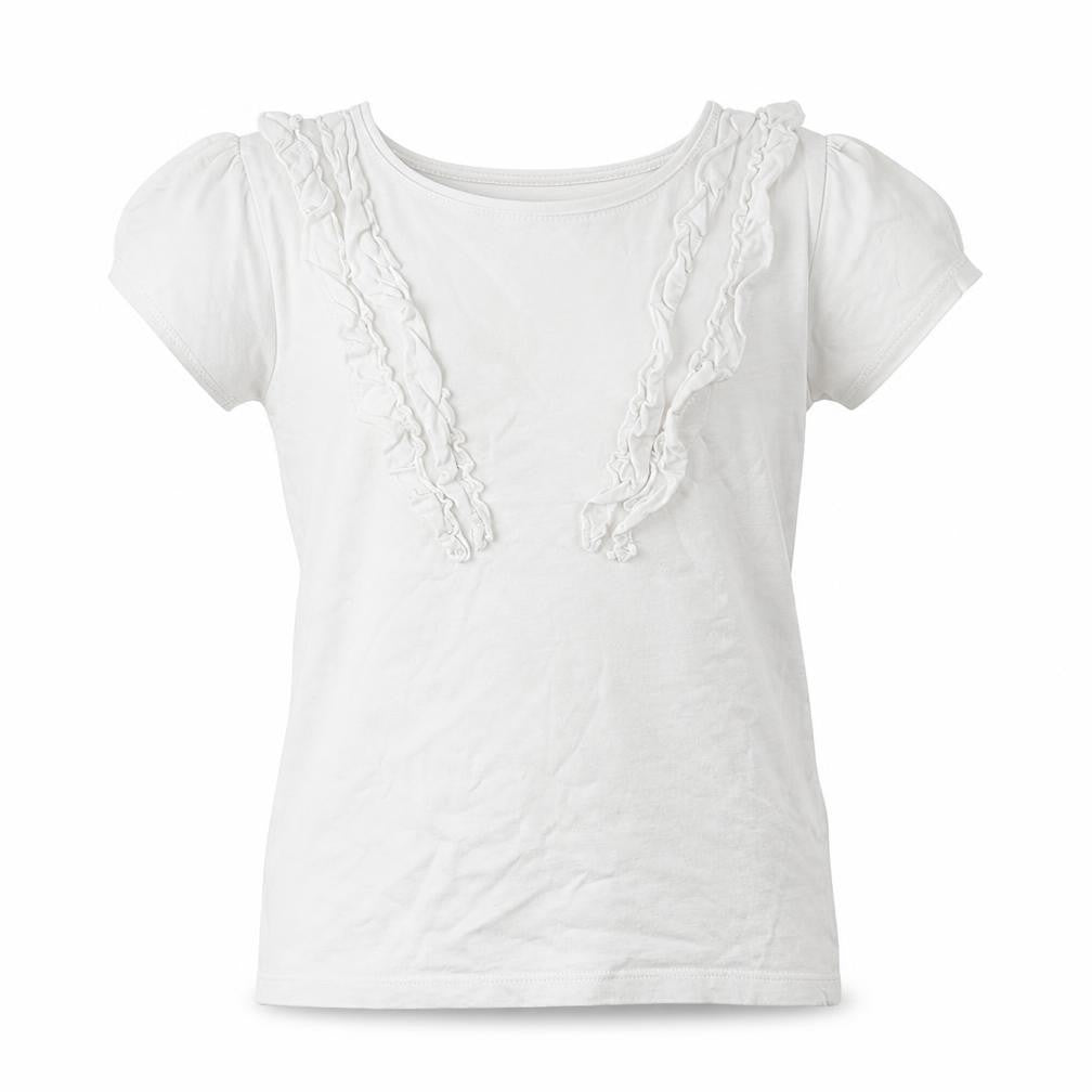 Primark Girls White   Basic T-Shirt Size 7-8 Years