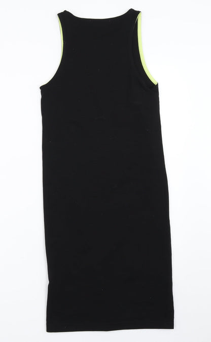 Preloved Boohoo Womens Black   Bodycon  Size 4 - Back