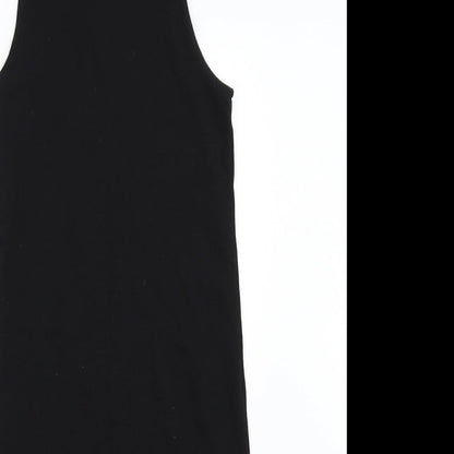Preloved Boohoo Womens Black   Bodycon  Size 4 - Detail
