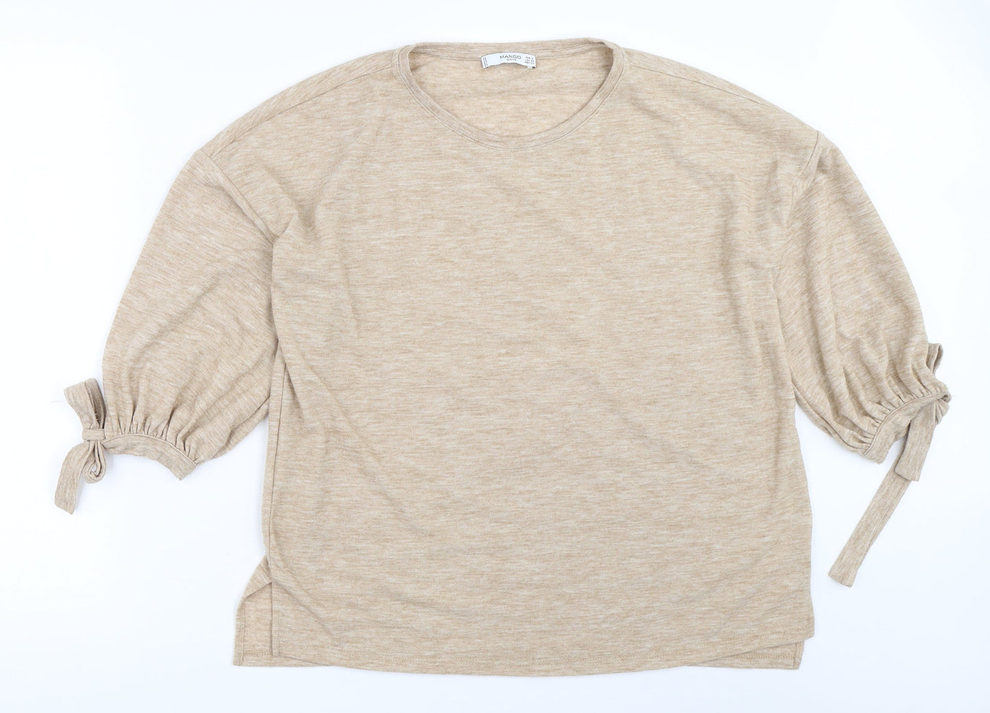 Mango Womens Beige   Pullover Jumper Size S