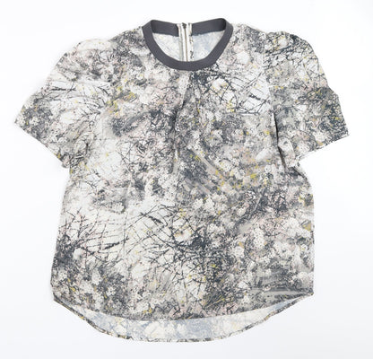 Next Womens Grey   Basic Blouse Size 14