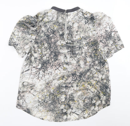 Next Womens Grey   Basic Blouse Size 14