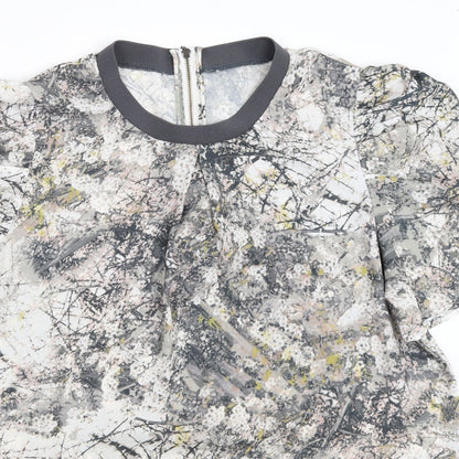 Next Womens Grey   Basic Blouse Size 14