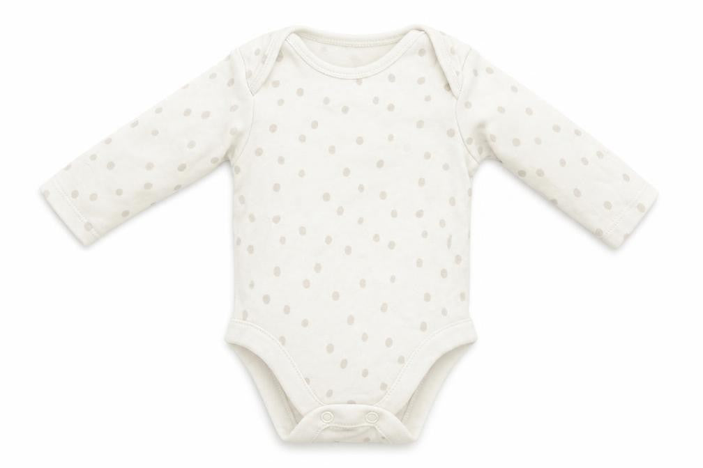 George Baby Ivory Polka Dot  Babygrow One-Piece Size 0-3 Months