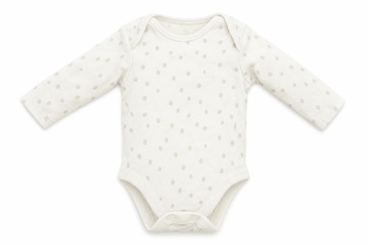 George Baby Ivory Polka Dot  Babygrow One-Piece Size 0-3 Months