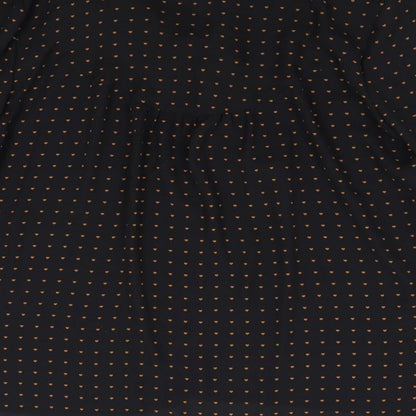 Warehouse Womens Black   Basic Blouse Size 12  - Hearts