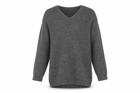 H&M Mens Grey  Knit Pullover Jumper Size S