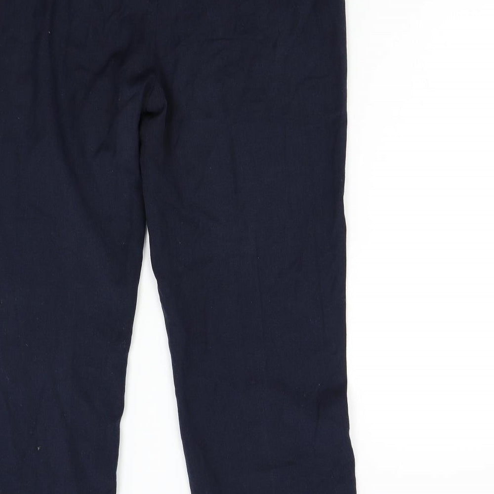 Papaya Womens Blue   Trousers  Size 14 L28 in