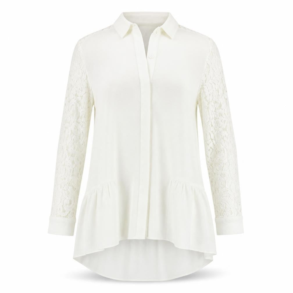 Primark Womens White   Tunic Button-Up Size 10
