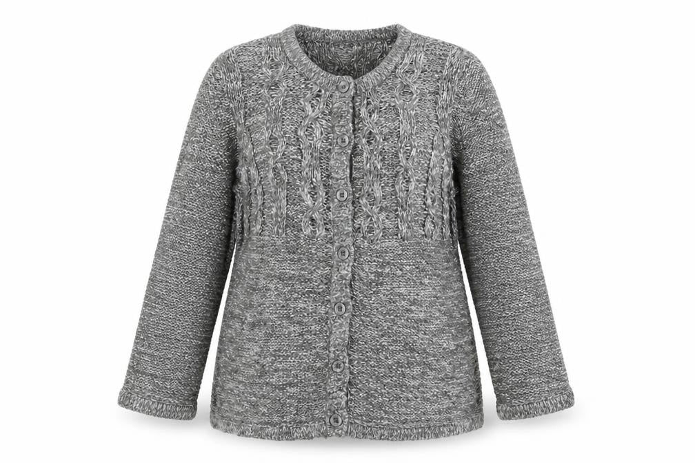 Country Casuals Womens Grey Cardigan Jumper Size L
