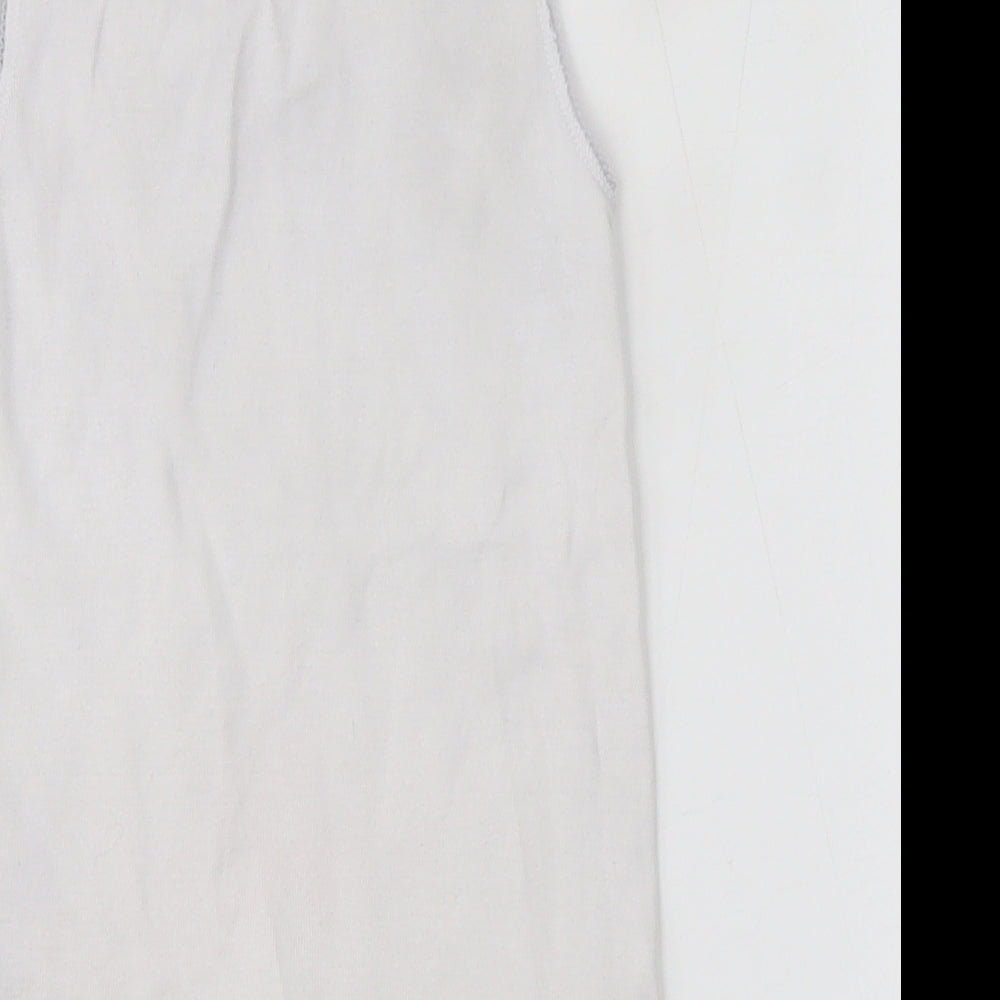 Debenhams Girls White   Basic Tank Size 5-6 Years