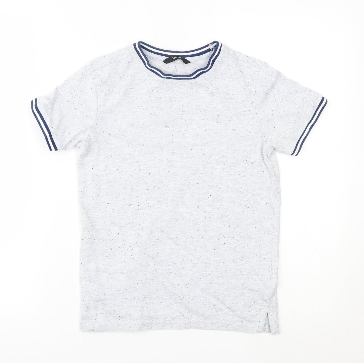 George Boys Grey   Basic T-Shirt Size 9-10 Years