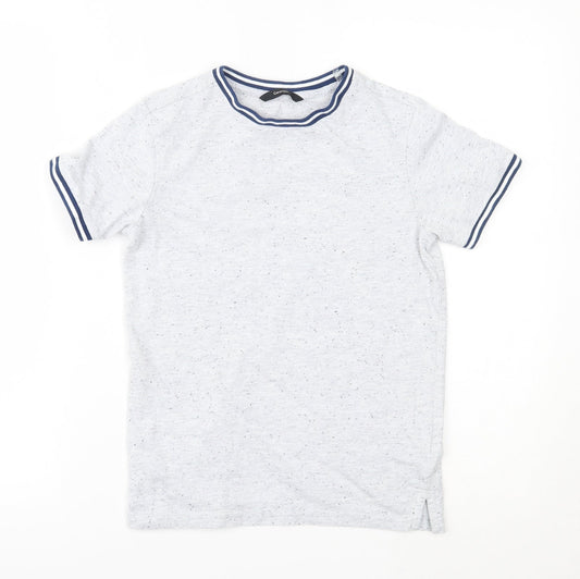 George Boys Grey   Basic T-Shirt Size 9-10 Years
