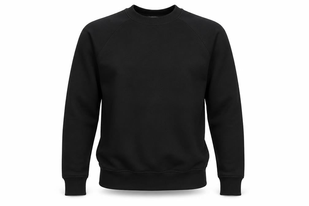 Alexandra Mens Black   Pullover Sweatshirt Size S