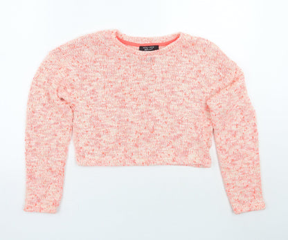 New Look Girls Pink   Pullover Jumper Size 13 Years