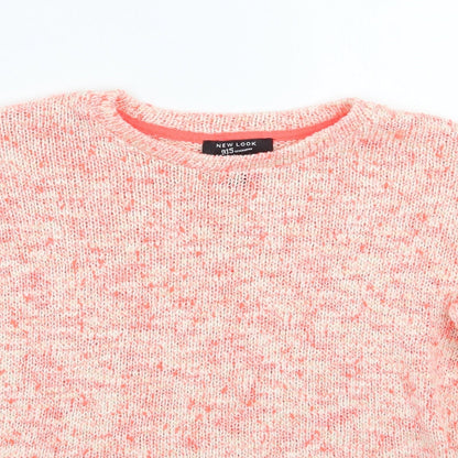 New Look Girls Pink   Pullover Jumper Size 13 Years