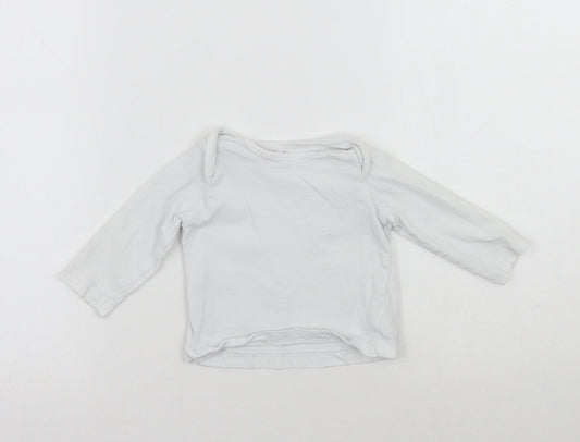 Lullaby Girls White   Basic T-Shirt Size 3-6 Months