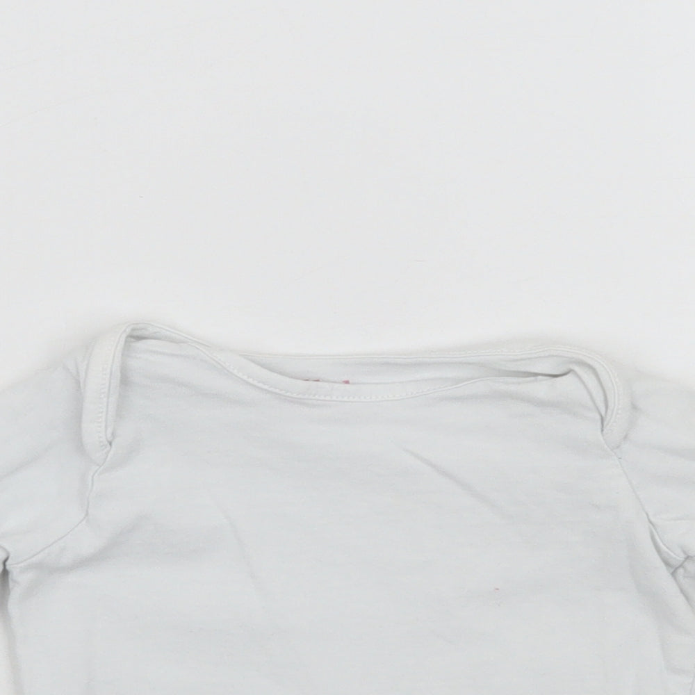 Lullaby Girls White   Basic T-Shirt Size 3-6 Months