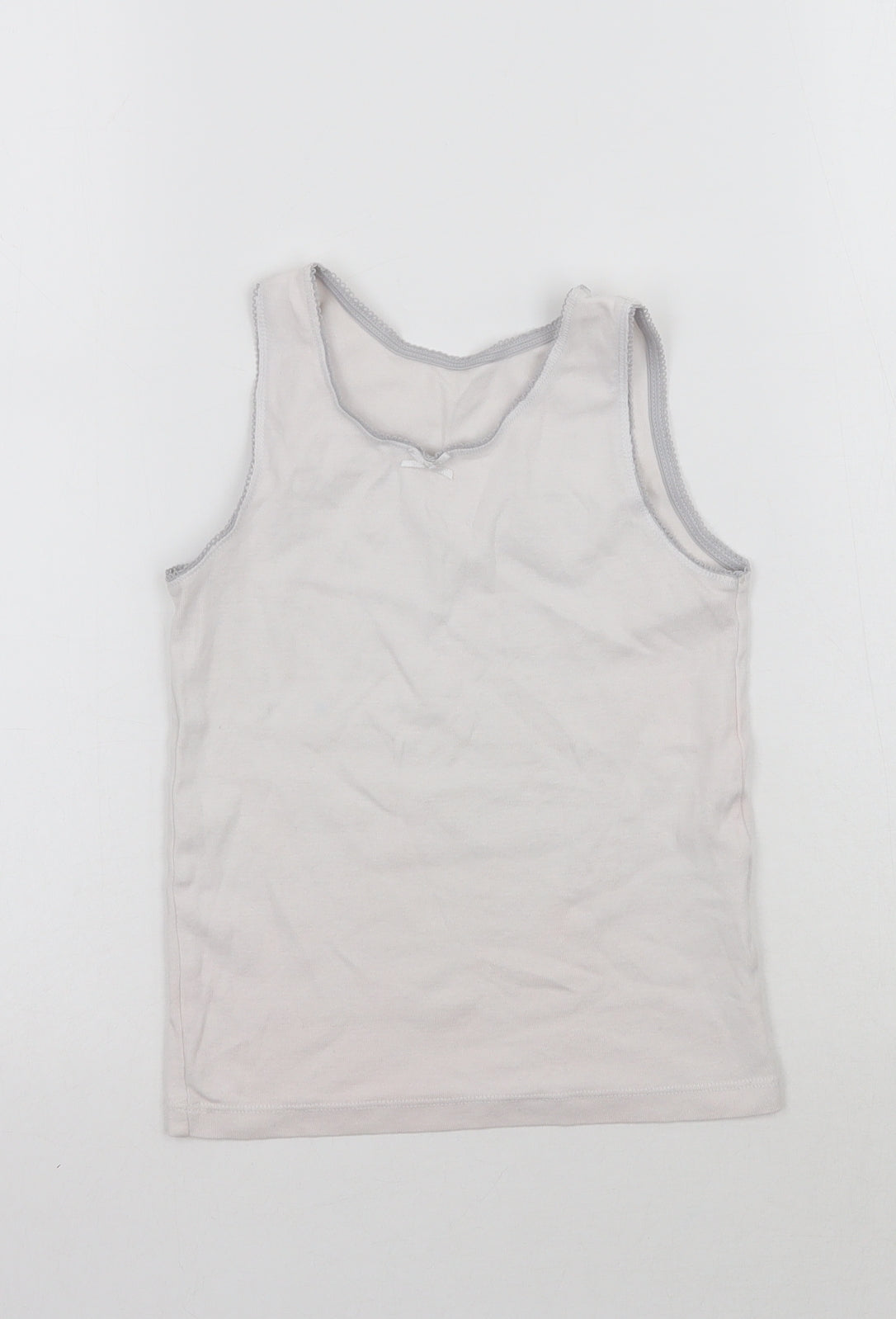 Debenhams Girls White   Basic Tank Size 5-6 Years