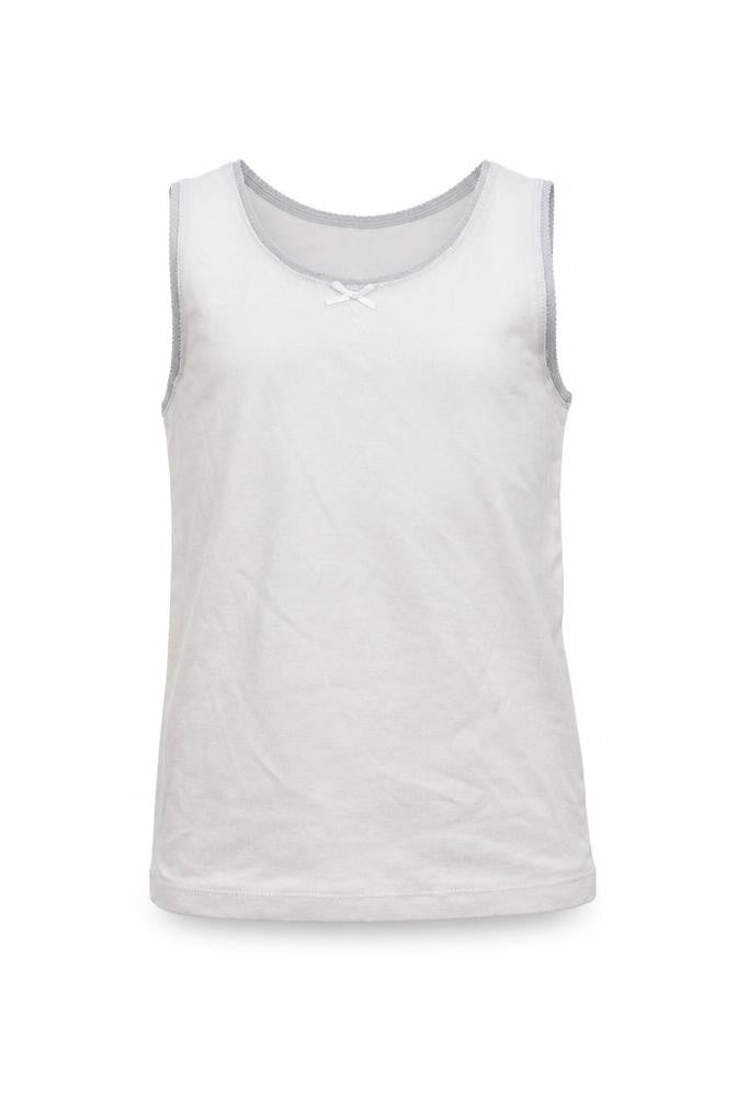 Debenhams Girls White   Basic Tank Size 5-6 Years