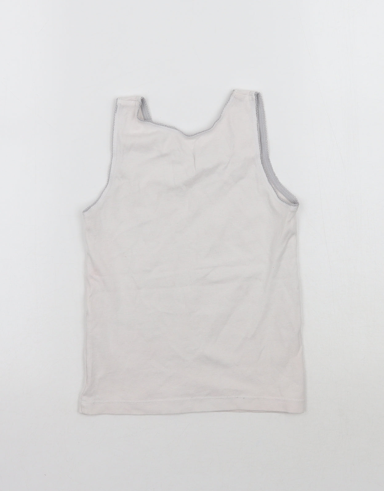 Debenhams Girls White   Basic Tank Size 5-6 Years