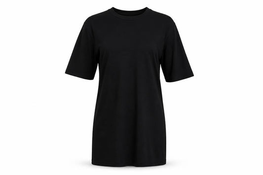 Boohoo Womens Black   T-Shirt Dress  Size 8